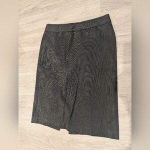 GAP Black Pinstripe Pencil Skirt